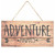 Adventure Awaits Rustic Wooden Plank Sign 5x10