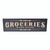 Groceries Engraved Wood Wall Sign 6x20