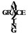 Amazing Grace 3D Word Art Wood Cutout 11.5 x 16