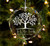 Family Tree With Family Names Personalized 3 Inch Crystal Christmas Ornament With Gift Box