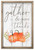 Gather And Give Thanks Framed Rustic Wood Farmhouse Wall Sign