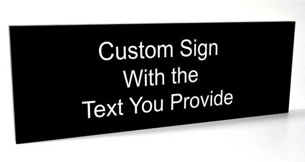 Custom Carved Sign With Your Text