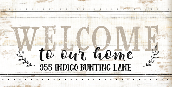 Zugell Jamison Welcome To Our Home Shelf Block 5x10