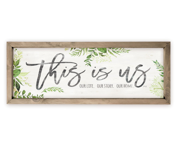This Is Us Our Life Our Story Our Home Rustic Farmhouse Wood Wall Sign