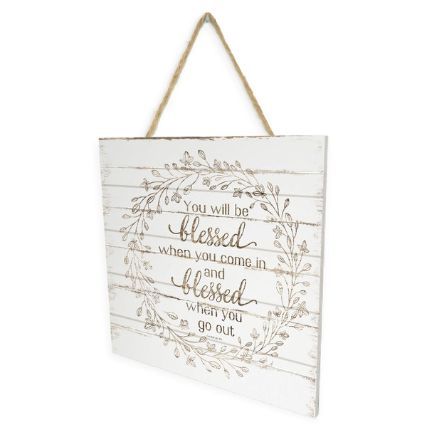 You Will Be Blessed Wooden Plank Sign 7.5 x 7.5