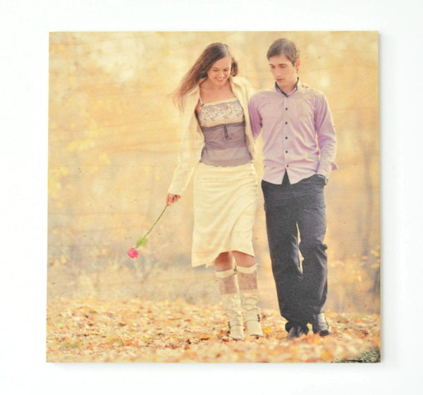 Personalized Printed Photo On Wood