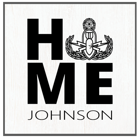 Christine Hamilton EOD Framed UV Sign 16x16