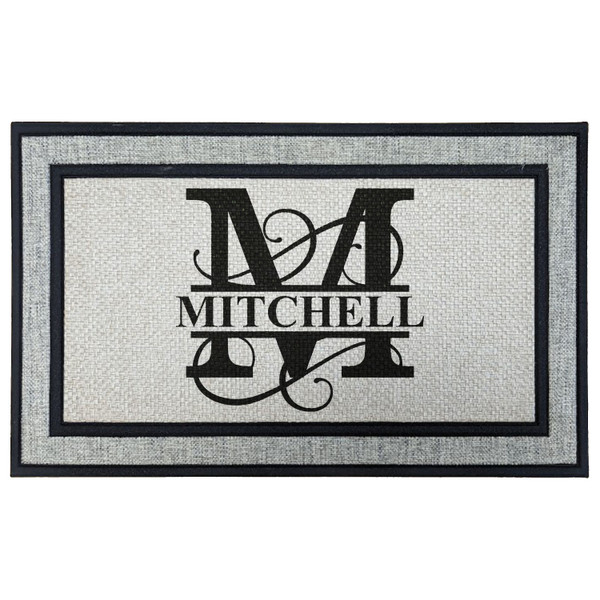Personalized Doormat Custom Monogram Door Mat With Monogram Initial 18"x 30"