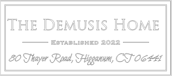 Charles Kroopneck Carved Sign 10x24