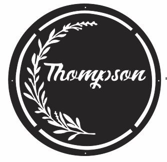 208 Real Estate Round Metal Sign 16"