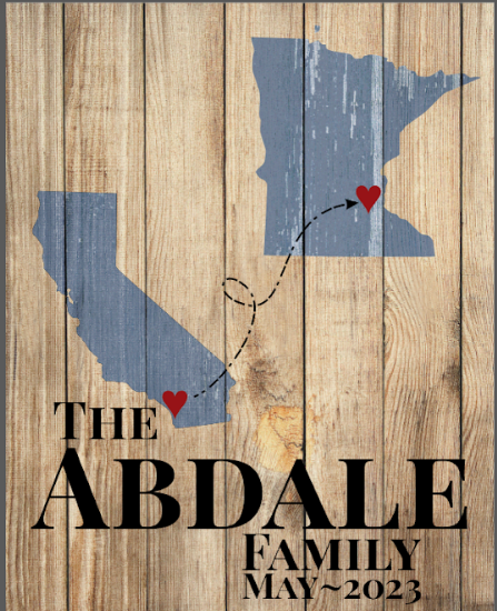 Cristy Willis State To State UV Sign 16x20