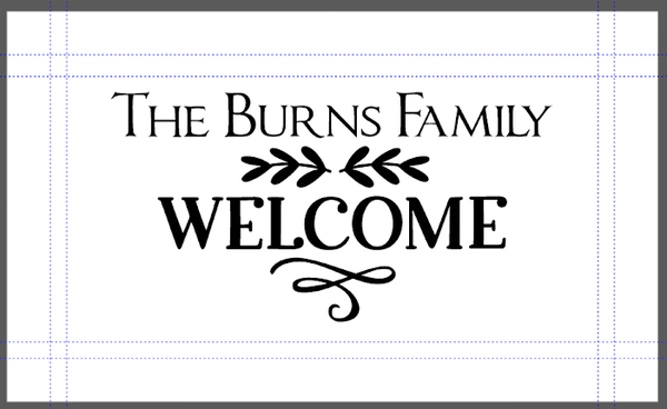 Charles Kroopneck Gray Doormat 18x30