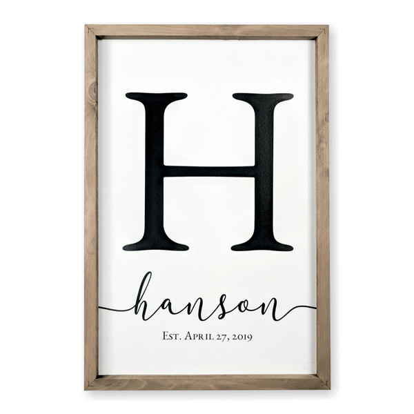 Lauren Hanlon Framed Sign 16x24
