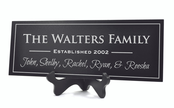 Emmanuel Thompson Carved Sign 10x36