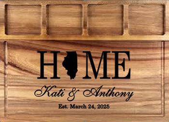 Christine Kimball Acacia Charcuterie Board 12x16.75