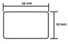 Direct Thermal labels 50mm x 92mm 1000LPR 40mm Core - Box of 20