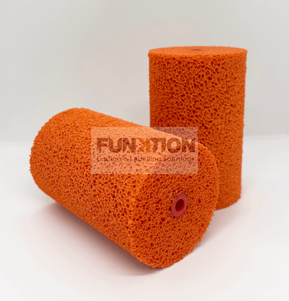Videojet Orange Foam Roller - Outer-Ø: 80 mm / Inner-Ø: 15 mm
