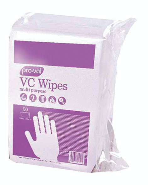 VC LOW LINT COMMERCIAL WIPES – 32cmx60cm (12 x disp pack)