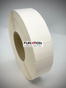Thermal Transfer 40mm x 28mm Labels 76mm Core 5000LPR - Box of 7 rolls