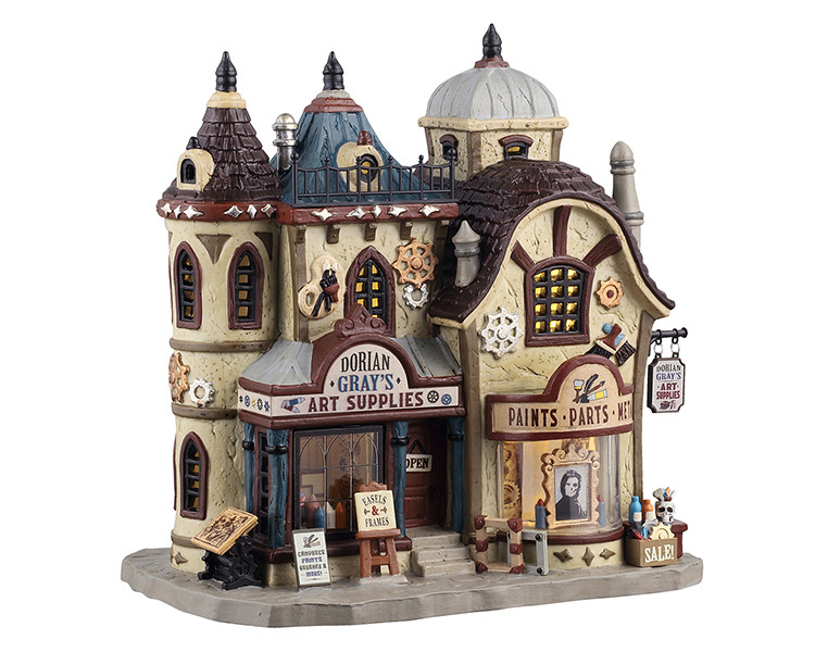 55306 - Dorian Gray's Art Supplies - Lemax Spooky Town Houses