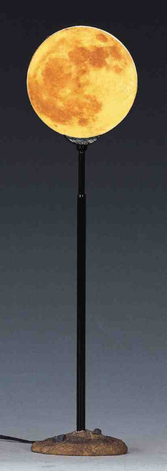 44136 -  Lighted Moon, Battery-Operated - Lemax Spooky Town Halloween Village Accessories