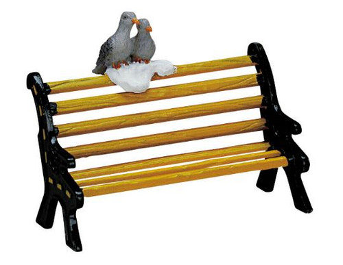 74626 -  Metal Bench - Lemax Christmas Village Misc. Accessories