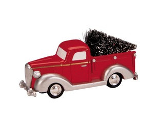 84837 -  Pick-Up Truck - Lemax Trains & Vehicles;Lemax Misc. Accessories