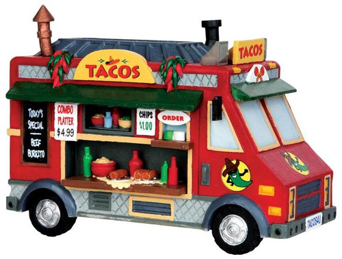 43086 - Taco Food Truck  - Lemax Christmas Village Table Pieces