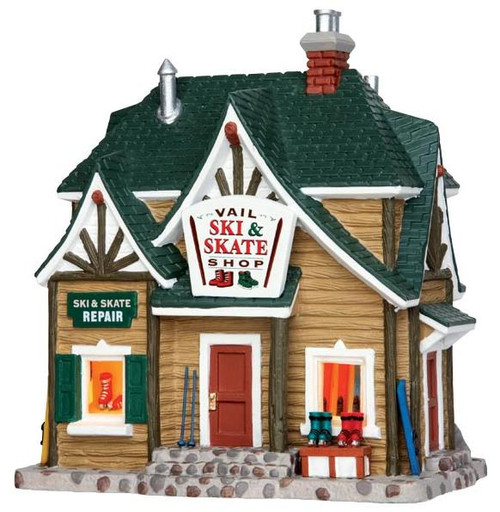 45692 - Vail Ski & Skate Shop  - Lemax Vail Village Christmas Houses & Buildings
