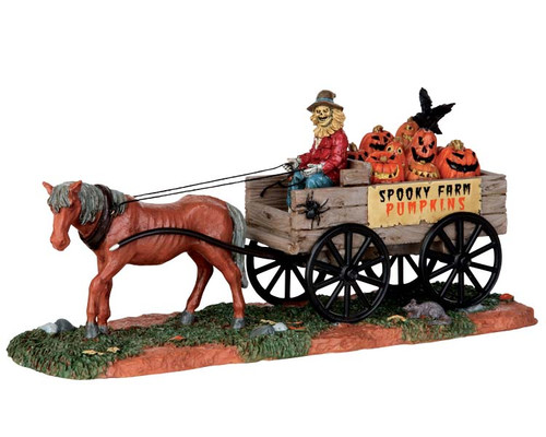 53203 - Pumpkin Wagon - Lemax Spooky Town Accessories