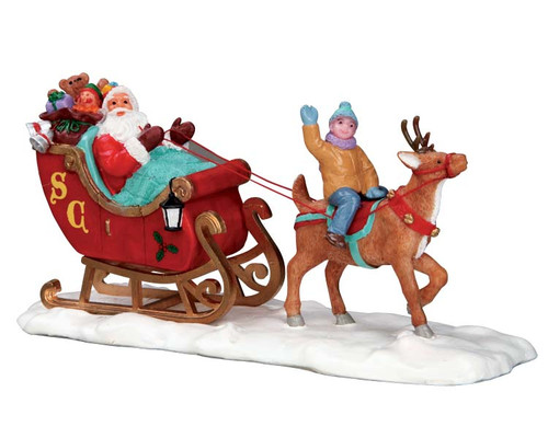 53210 - Santa's Sleigh - Lemax Christmas Village Table Pieces