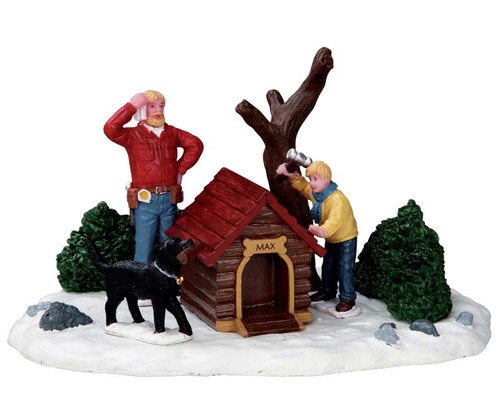 53218 - Construction Crew - Lemax Christmas Village Table Pieces