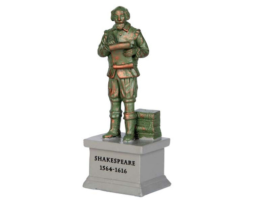 64075 - Park Statue  Shakespeare - Lemax Misc. Accessories
