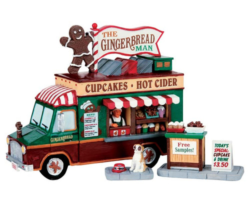 63278 - The Gingerbread Man, Set of 3 - Lemax Sugar N Spice Accessories