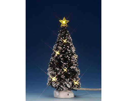 74267 - Clear Light Evergreen Tree, Medium, Battery-Operated (4.5v) - Lemax Trees