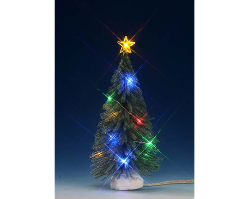 74268 - Multi Light Spruce, Medium, Battery-Operated (4.5v) - Lemax Trees