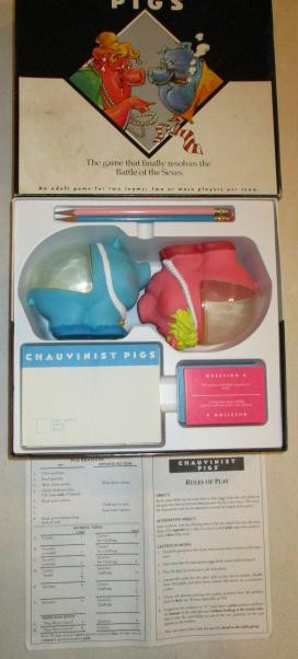 Vintage Board Games - Chauvinist Pigs - Tiger Games