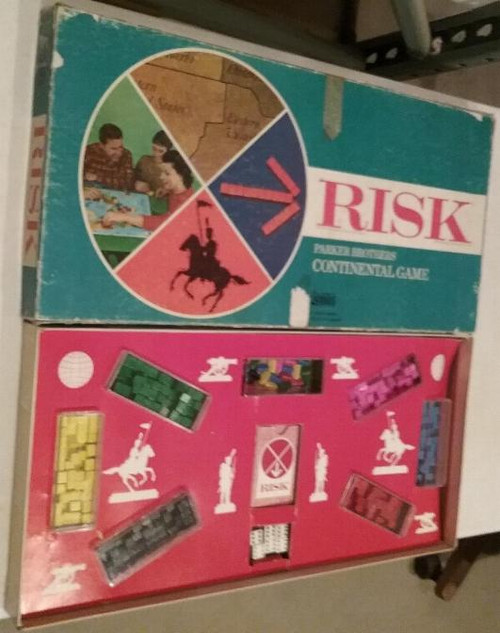 Vintage Board Games - Risk - Parker Brothers