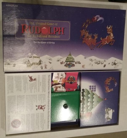 Vintage Board Games - Rudolph the Red-Nosed Reindeer - Gameplan