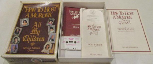 Vintage Board Games - How to Host a Murder - All My Children Edition - 1991 - Decipher, Inc.