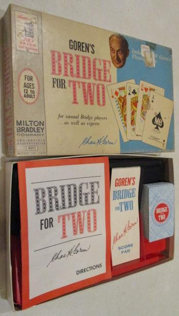 Vintage Board Games - Bridge for Two - 1964