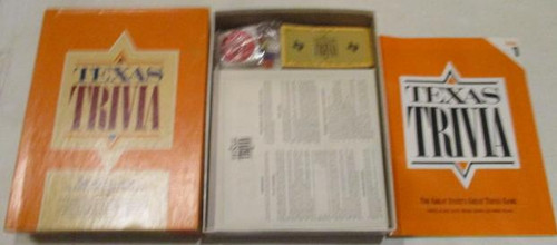 Vintage Board Games - Texas Trivia - 1984