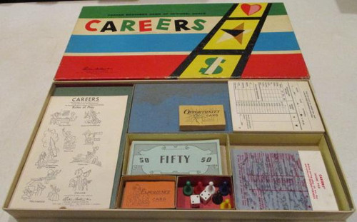 Vintage Board Games - Careers - 1958