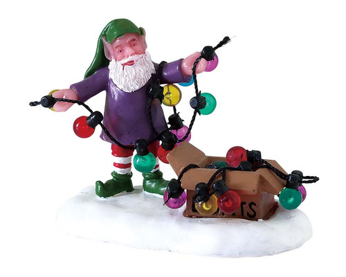 72551 - Untangling the Lights - Lemax Figurines