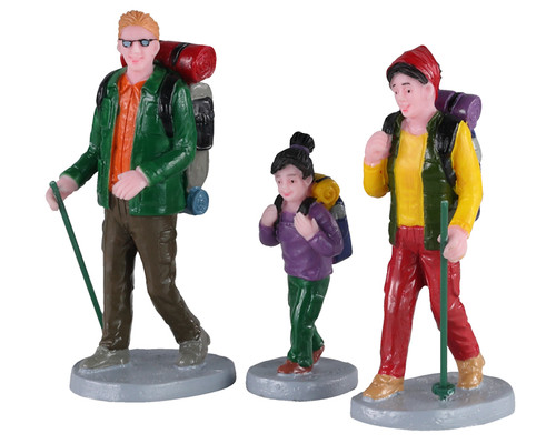 02936 - Family Trek, Set of 3 - Lemax Figurines