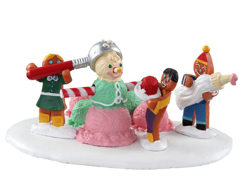 03532 - Triple Scoop Snowman - Lemax Sugar N Spice Accessories