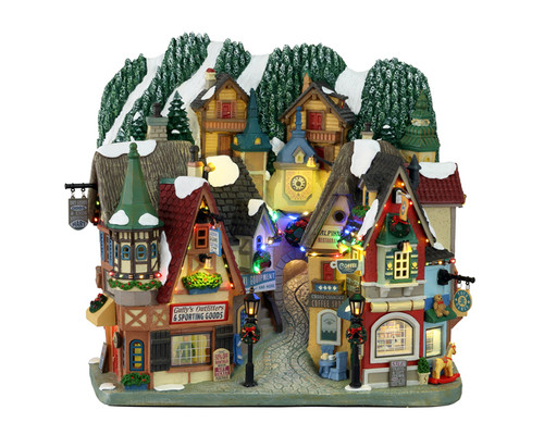 15738 - Hinterland Holiday, Battery-Operated (4.5v) - Lemax Facades