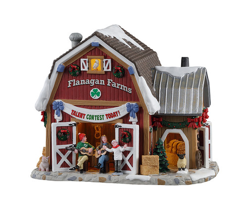 15757 - Talent Contest at Flanagan's Barn - Lemax Harvest Crossing