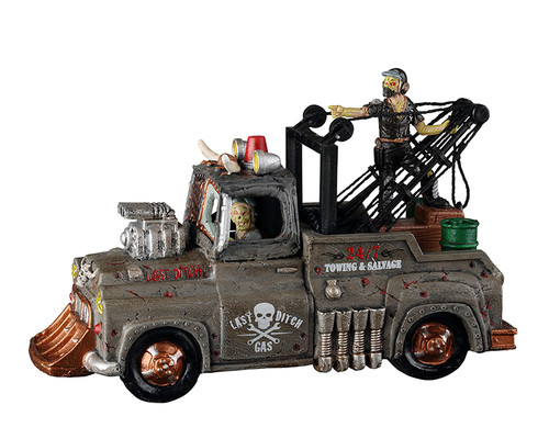 23581 - Last Ditch Tow Truck - Lemax Spooky Town Halloween Village Accessories