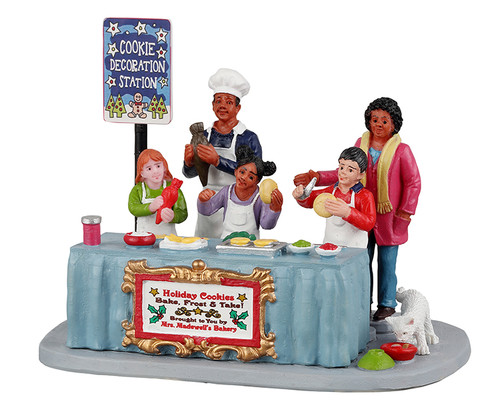 23595 - Cookie Decoration Station - Lemax Christmas Village Table Pieces